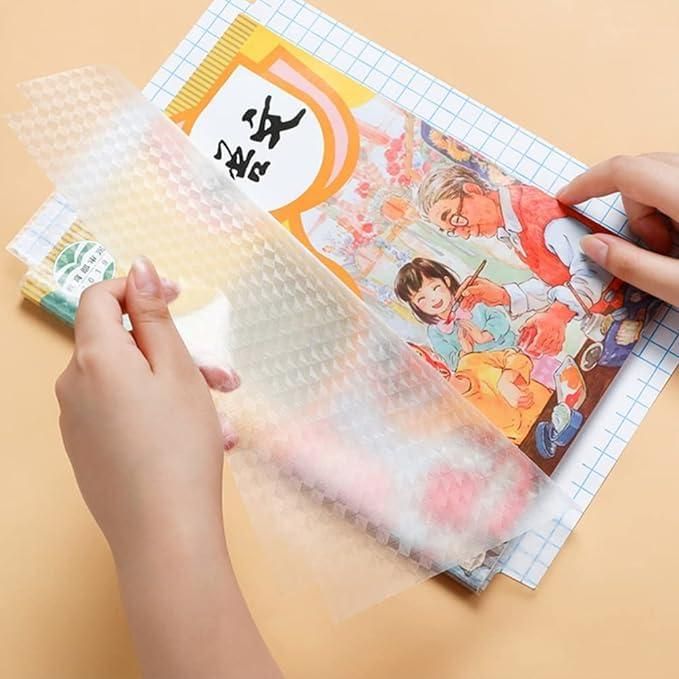 3 Different Size Transparent Sticker Books Cover